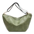 thumbnail image 1 of Bolsos Piel Cera Aceite Bolso Bandolera Correa Ajustable Informal para Fin Semana, 1 of 8