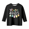 thumbnail image 3 of WOYY Easter T-Shirt for Girls Graphic Tee 3/4 Sleeve Round Neck T Shirt Top, Sizes 3-14, 3 of 3