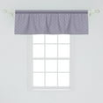 thumbnail image 2 of Ambesonne Mandala Window Valance, Ornate Floral Motifs, 54" X 18", Purple Lilac Green, 2 of 3