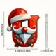 thumbnail image 2 of Seyotauo 2025 Alphabet Ornaments for Christmas Tree, Acrylic Christmas Santa Claus Hat Alphabet Ornaments with White Beard, Red Alphabet Ornaments for Crafting Christmas Tree Decor, 2 of 2