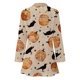 thumbnail image 4 of Blazer Chaquetas Para Mujer Blazers Traje de Negocios de Moda Costura de Color Sólido Estampado A Cuadros de Manga Larga Chaqueta de Punto Top Odeerbi ODB132116, 4 of 4