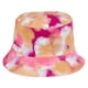thumbnail image 1 of Sombrero de pescador teñido anudado estampado, sombrero de protección solar para exteriores, sombrero de tazón de doble cara con graffiti, 1 of 5