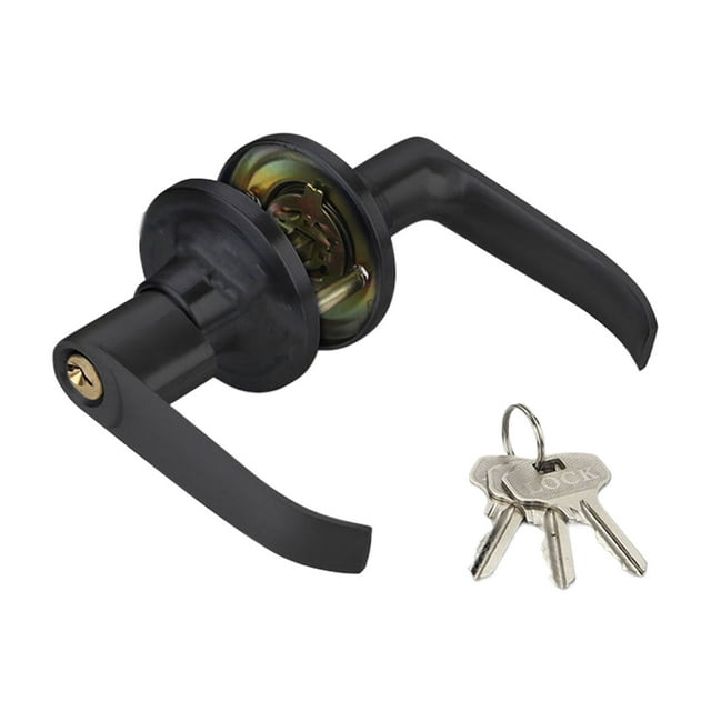 Transemion Three Bar Handle Durable Beautiful Alloy Lock Color Steel Steel Three Lock Bar Easy Wear And Lock Body Bar Ball black 25-45mm
