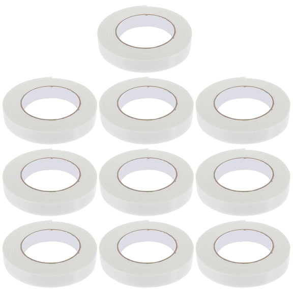 SOPOTUTU 10 Rolls White Wood Edge Banding Tape for Furniture Sealing with Strong Adhesive and Easy Application