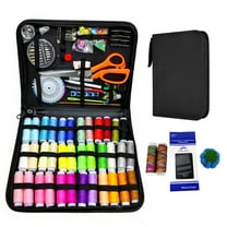 Behome Sewing Kit for Adults, 201Pcs Needle and Thread Kit, Portable Sewing Supplies Accessories for Emergency Clothing Repairs, Travel, and Home Mending