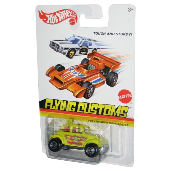 Hot Wheels Flying Customs (2012) Yellow Volkswagen Baja Beetle Toy Car