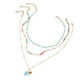 thumbnail image 1 of fastboy 3 Pcs Pendentif Perles Superposition Chaîne Mode Rétro Décorer pour Cadeaux, 1 of 9