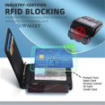 thumbnail image 5 of Leather Slim Smart Wallet for Men Credit Card Holder Money Clip, 5 of 5