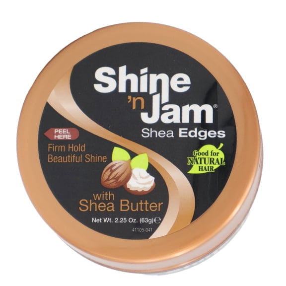 Ampro Shine N Jam Shea Edges Shea Butter, 2 Oz.