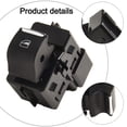 thumbnail image 3 of BUYISI 1×Bb5Z-14529-Ac Rear Door Window Glass Lifter Button Key Switch For Ford- For Explorer- For Taurus- 2013 2014 2015 2016 2017, 3 of 5