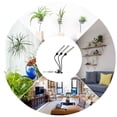 thumbnail image 3 of Tri Head Plant Grow Light 5 Engranajes Regulables Plant Grow Light 360 Grados Ajustable Led Grow Light Con Clip Plant Grow Lamp Con Apagado Automático 4/8/12H Temporizador Para Plantas De Interior Moyic HA027250-01, 3 of 6