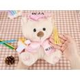 thumbnail image 4 of Personalized Teddy Bear Graduation Gift - Custom for Class of 2025 - Ideal for College & High School Graduates (For Her & Him) Pink, 4 of 8
