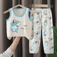 thumbnail image 2 of mgoYE Toddler Girl Fall Clothes 3 6 12 18 Months 2T 3T 4T 5T Fall Winter Outfits Boys Contrast Color Long Sleeve Sweatshirt + Pants Sets(Sky Blue,3-4 Years), 2 of 3