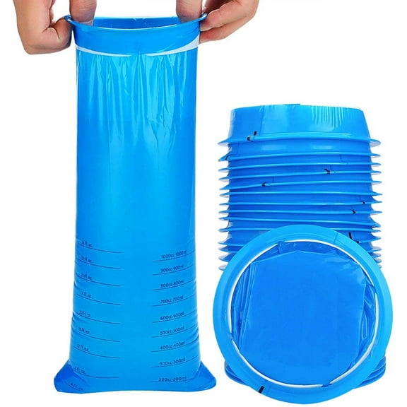 Sunjoy Tech 20 Pack Emesis Bag, Disposable Vomit Bags, Aircraft & Car Sickness Bag, Nausea Bags for Travel Motion Sickness