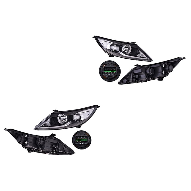 Par de Faros Eléctrico C/Leds DEPO Sportage 2016 Izquierdo: 3012576640393870 Derecho: 3012576639393869