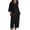 Black 1, variant on Two Piece Outs Women Summer Linen Wide Leg Cropped Trouser Sets Ladies Co Ords Linen Short Sleeve Tops and Shorts 2 Piece Capri Pants Out Casual Vacation Travel Outs Holiday Tracksuits