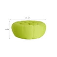 thumbnail image 6 of Sodrens 42.52" Bubble Couch,Modern Upholstered Mesh Fabric Lazy Floor Sofa,3D Honeycomb Shape Bubble Sofa Curved Couch for Living Room,Office,Apartment,No-Assembly(Fluorescent Green,Ottoman), 6 of 9