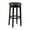 Black, variant on Linon Arlene 25" Indoor Backless Swivel Counter Stool, Brown/Teal Faux Leather