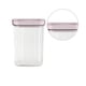 thumbnail image 5 of Tarro de almacenamiento de alimentos Cocina casera Apilable Arroz Condimento Aperitivos Recipiente transparente a prueba de humedad, Rosa, Mediano kenally HA001234-08, 5 of 6