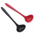 thumbnail image 3 of Lubelski 2Pcs Heat Resistant Silicone Ladle Spoon Long Handle Hanging Hole Non-Stick Mixing Spoon Kitchen Cooking Utensils Baking Tool, 3 of 7