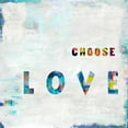 thumbnail image 2 of MacDowell, Jamie 15x15 White Modern Wood Framed Museum Art Print Titled - Choose Love In Color, 2 of 4
