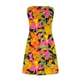 thumbnail image 5 of SMihono Robe d'Été Bohème pour Femmes Grande Taille Robes d'Été pour Femmes Plage Florale T-Shirt Robe Décontractée Poches Robe Bohème, 5 of 5