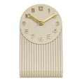 thumbnail image 5 of La Crosse Clock Grooves Soft White Quartz Analog Tabletop Clock, 437-3015SW, 5 of 8