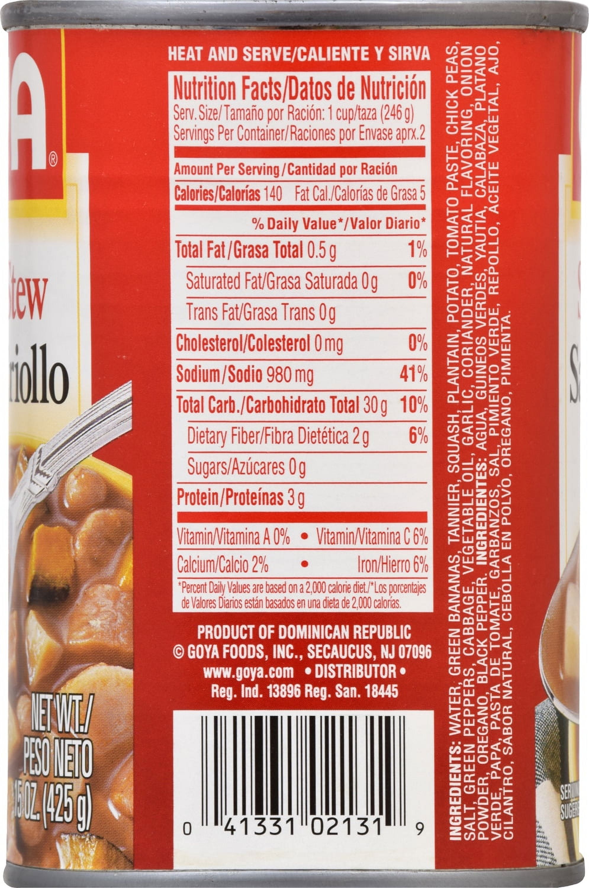 Goya Sancocho Stew | Goya Sancocho Crillo 15 oz, 6 Pack
