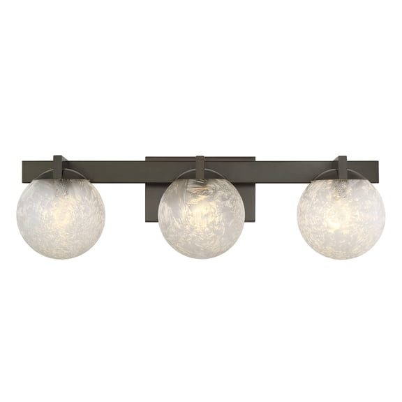 Darien 3-Light Bathroom Vanity Light in Mediterranean Bronze