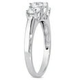 thumbnail image 4 of Everly Women's Created Sapphire 10K White Gold Engagement Ring, 4 of 9