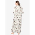 thumbnail image 2 of Only Necessities Plus Size Long Flannel Nightgown, 2 of 6