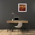 thumbnail image 3 of Grey, Jace 12x12 White Modern Wood Framed Museum Art Print Titled - Done In Love, 3 of 4