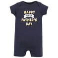 thumbnail image 4 of Hudson Baby Infant Boy Cotton Rompers, Boy Mothers Fathers Day, 9-12 Months, 4 of 4