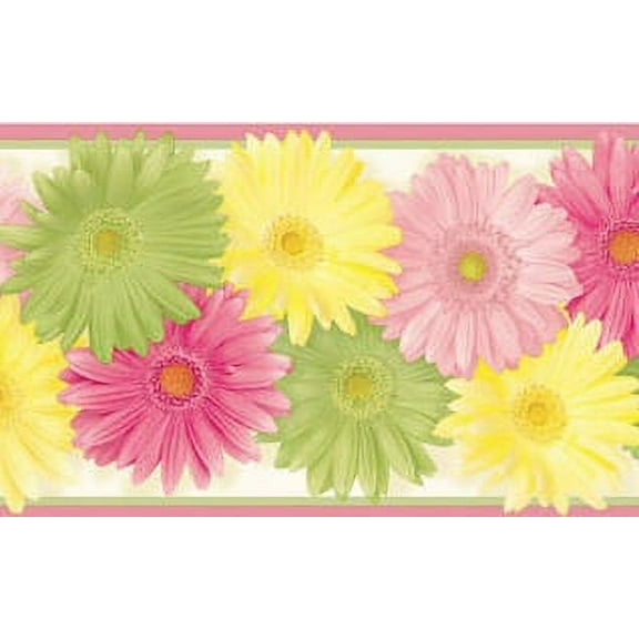 878542 Daisy Chain Wallpaper Border CK83243b