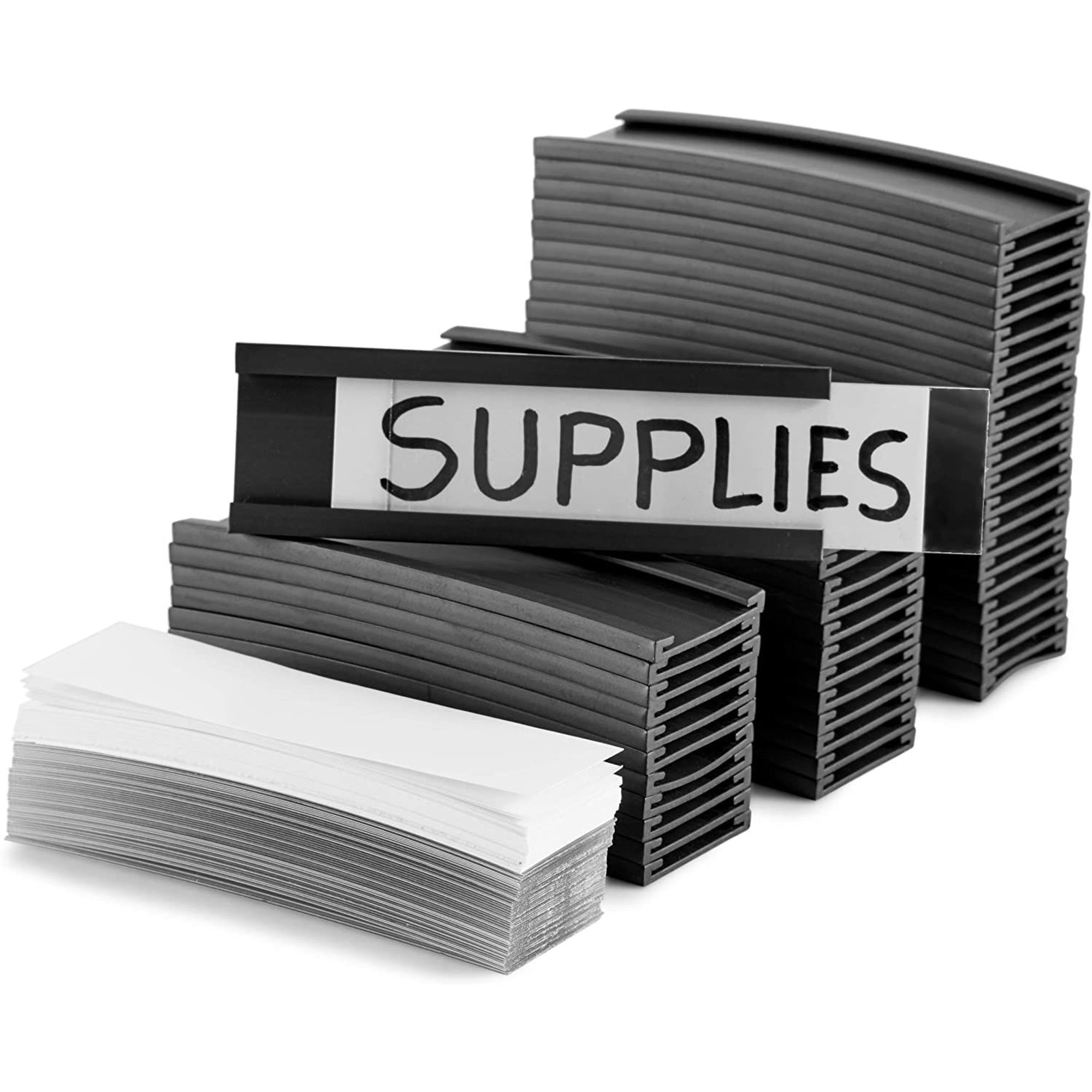 Label Holders For Shelves