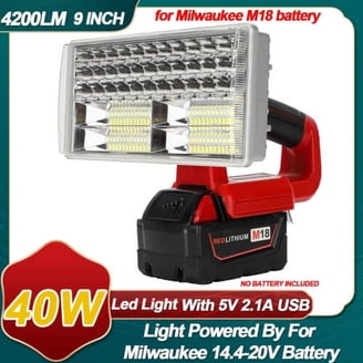 milwaukee 18 volt flashlights 2354-20 M18 18V LED Cordless Portable Compact Search Light Spot Farther Led Flashlight 18 Volt Milwaukee