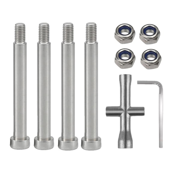 10/Set RC Metal Parts, Hinge , M3 Nut, Sleeve Wrench, Wrench for 8S 1:5 Truck Remote Control Cars Spare Parts