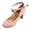 Pink_001, variant on Women Chunky Heel Pumps Mary Jane High Heels Round-Toe Shoes Dinner Wedding Pump Block Heels Pink 8.5（EU-41）