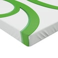 thumbnail image 2 of Ambesonne Celebration Fitted Sheet, Queen Crown 90, Full Size, Yellow Green, 2 of 3