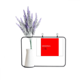 thumbnail image 1 of Tarjeta de jarrón de lavanda artificial Unbranded Mishima Japaness nombre de ciudad sol rojo, 1 of 3