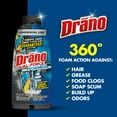 thumbnail image 6 of (6 pack) Drano Dual-Force Foamer, Hair and Drain Clog Remover, Commercial Line, 17 oz, 6 of 17