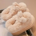 thumbnail image 4 of Ugoldhm Girls Cute Fuzzy Snow Boots, Non-Slip Warm Full Wrapped Indoor Outdoor Winter Footwear, 4 of 8