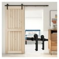 thumbnail image 4 of Sliding Barn Door Hardware Roller Set, I Shape Hanger Only Rollers Hardware, J-shaped Hangers Rollers 2pcs ,Easy to Install, 4 of 7
