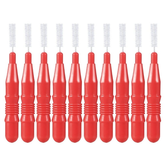 50 piezas de herramientas de cuidado bucal, hilo dental, higiene dental, palillo de dientes, cepillo de limpieza de 3 mm