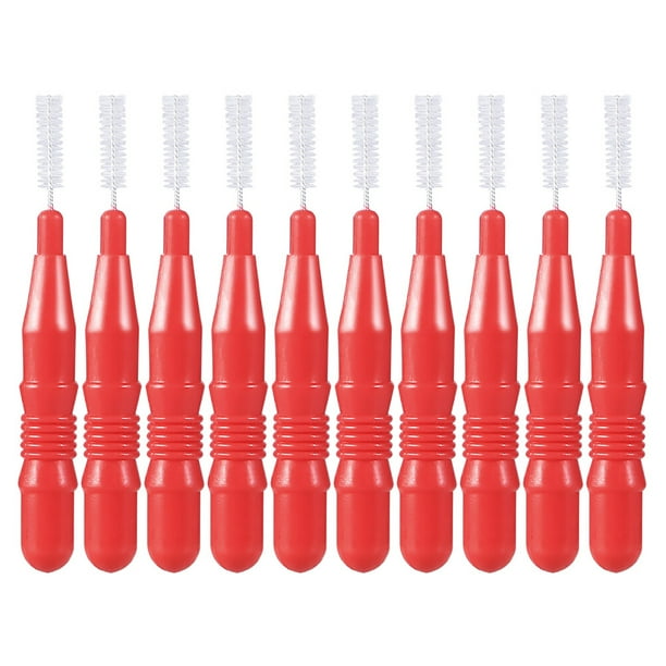 50 piezas de herramientas de cuidado bucal, hilo dental, higiene dental, palillo de dientes, cepillo de limpieza de 3 mm