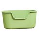 thumbnail image 2 of Caja de arena para gatos, inodoro, contenedor de arena para gatos, arenero para gatos de lados altos y duradero. Verde, 2 of 9