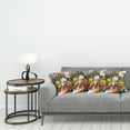 thumbnail image 3 of Ambesonne Flower Throw Pillow Cover 4 Pack, Daisies Dots Best Wish, 18", Multicolor, 3 of 5