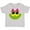 AC-Heather Grey, variant on Frog Face Girl Girls Toddler T-Shirt