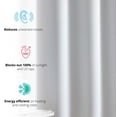 thumbnail image 3 of THD Lawrence 100% Blackout Thermal Grommet Window Curtain Panels for Bedroom and Living Room - Total Privacy and Energy Efficiency - Set of 2, 3 of 7