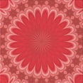 thumbnail image 1 of Ahgly Company Machine Washable Indoor Square Transitional Red Area Rugs, 7' Square, 1 of 7